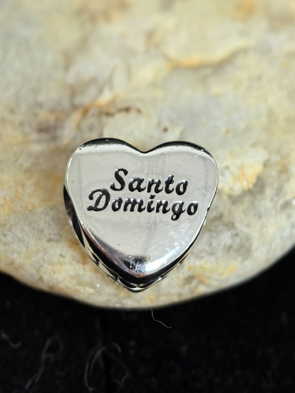 Pandora Santo Domingo Exclusive Heart Charm, S925 Silver Jewelry (Women's)
